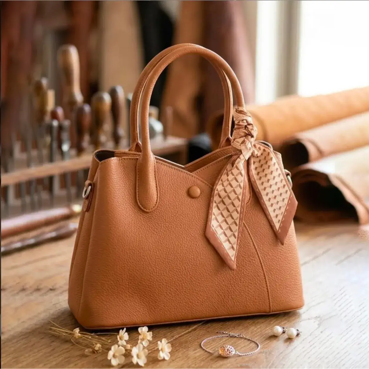 LEATHER LADIES BAG